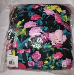 Vera Bradley Travel Fleece Blanket 60×45 Hilo Meadow